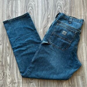 Vintage Men’s Lee Dungarees Carpenter Style Work Denim Pants/Jeans Size 36 x 34
